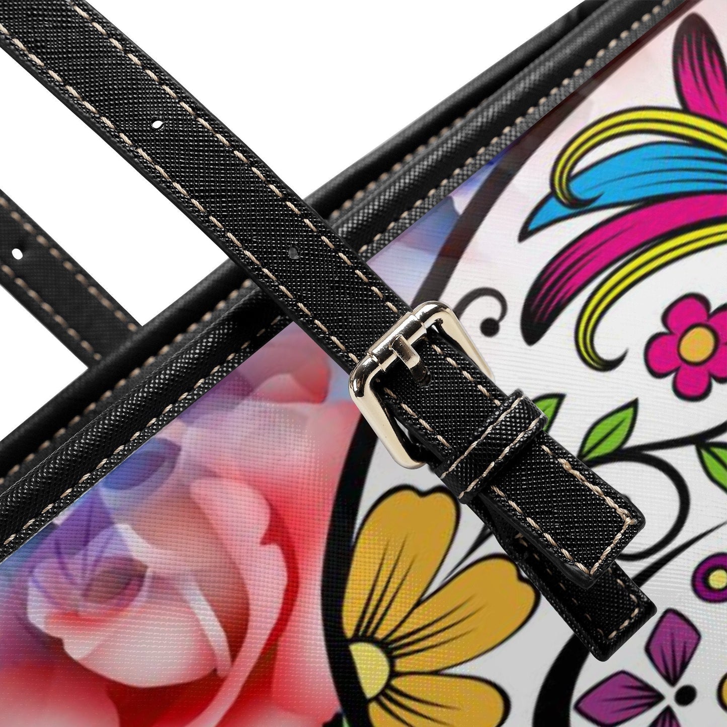 Dia de los muertos skull cosmetic wallet, sugar skull girl shoulder bag, cinco de mayo skull long wallet day of the dead long wallet bag set