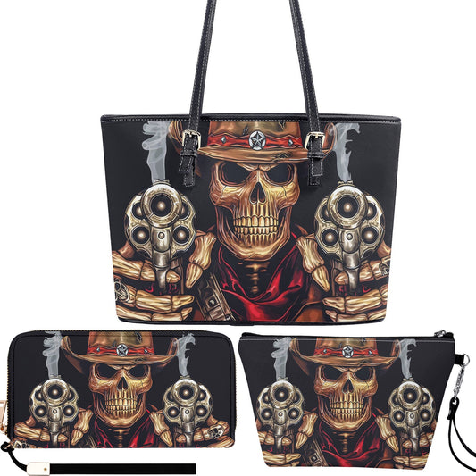 Flaming skull cosmetic wallet, flower skull shoulder bag, evil cosmetic wallet, flame skull purse, grim reaper cosmetic wallet, horror bags