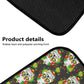 Floral sugar skull seat cover for car, mexican skull car rug, cinco de mayo skull seat cover protector, cinco de mayo skull car accessories