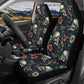 Gothic rose skull car seat protector cover, evil floor mat for car, flame skull car seat protector cover grim reaper car seat protector mats