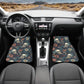 Gothic rose skull car seat protector cover, evil floor mat for car, flame skull car seat protector cover grim reaper car seat protector mats