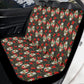 Rose skull rug for car, halloween car seat cover, christmas skull car seat cover full set, horror mat for car, skull rug for car, horror mat