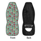 Sugar skull car seat protector, sugar skull car mat flooring, floral skull car floor mat, floral skull car tool, floral skull car seat cover