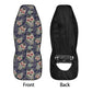 Floral sugar skull car seat protector cover cinco de mayo skull seat cover for car mexican skull car protector, sugar skull girl rug for car