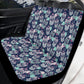 Floral sugar skull cover cushion accessories for Cars, floral sugar skull car floor mat, sugar skull girl car seat cushion cover car mat set