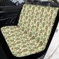 Floral sugar skull truck seat cover, mexican skull rug for car, day of the dead seat cover for car, day of the dead car seat cushion covers