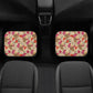 Floral skull cover cushion accessories for Cars, punisher skull seat cover protector, grim reaper rug mat for car, flame skull car floor mat