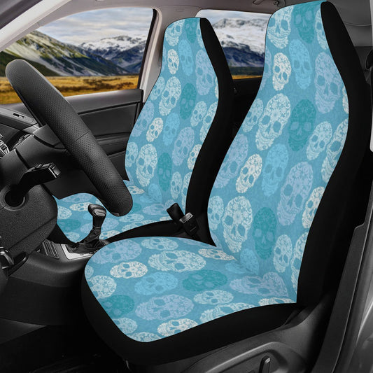 Sugar skull car accessories, mexican skull car protector, dia de los muertos skull car mat, sugar skull girl car seat cover car truck mats