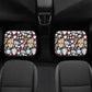 Floral skull car tool, day of the dead car tool, sugar skull car floor mat, mexico car tool, sugar skull mat for car calaveras skull car mat