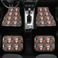 Floral car seat cover, death skull car accessories skull car seat cover flame skull car seat protector cover, christmas skull car seat cover