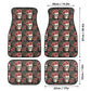 Floral car seat cover, death skull car accessories skull car seat cover flame skull car seat protector cover, christmas skull car seat cover