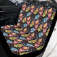 Sugar skull car rug, dia de los muertos skull seat cover for car, floral sugar skull cover cushion accessories for Cars, cinco de mayo skull
