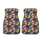 Sugar skull car rug, dia de los muertos skull seat cover for car, floral sugar skull cover cushion accessories for Cars, cinco de mayo skull