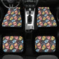 Sugar skull car rug, dia de los muertos skull seat cover for car, floral sugar skull cover cushion accessories for Cars, cinco de mayo skull