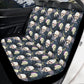 Skeleton truck seat cover, motorcycle skull car accessories, skull in fire cover cushion accessories for Cars, flame skull car protector mat