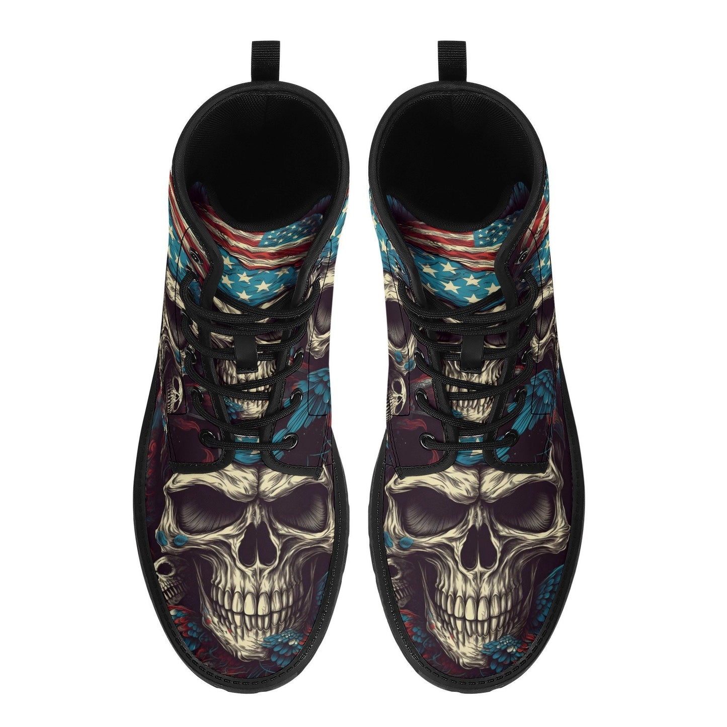 Skull unisex shoes, grim reaper men women shoes, skull in fire unisex boots, horror ankle Boots, skull winter boots, flame skull shoes boots