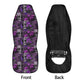 Flower skull rug mat for car, biker skull car seat protector, floral skull cover cushion accessories for Cars skull seat cover protector mat