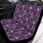 Flower skull rug mat for car, biker skull car seat protector, floral skull cover cushion accessories for Cars skull seat cover protector mat