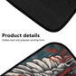 Skull car seat tool, biker skull car protector, flame skull car rug, evil car seat protector cover, gothic skull car tool rose skull car mat