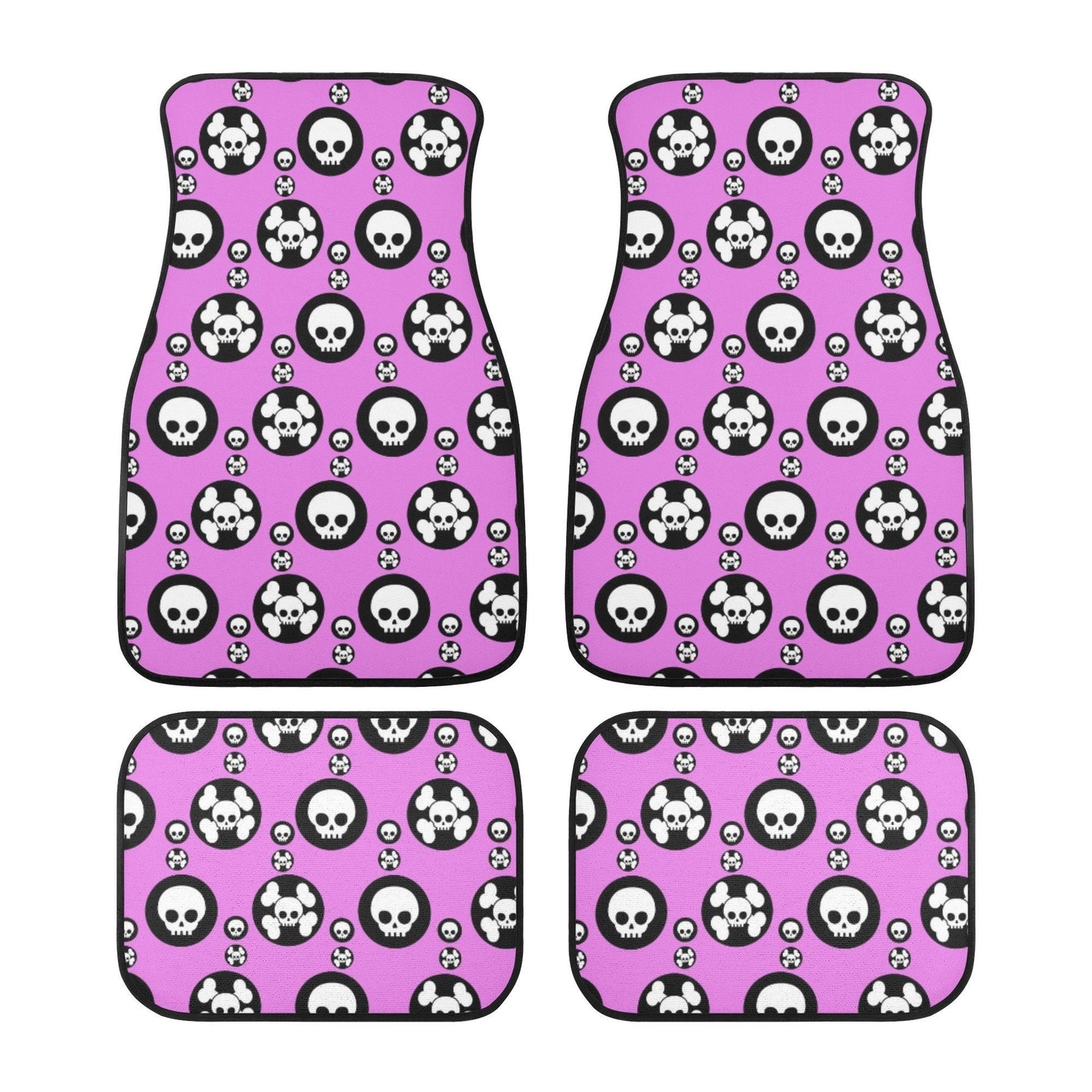 Halloween car accessories, skeleton car protector, punisher skull car seat protector cover, evil car tool, punisher skull mat for car truck