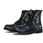 Grim reaper winter boots, christmas skull waterproof shoes, death skull unisex boots, christmas skull ankle Boots, horror men women shoes