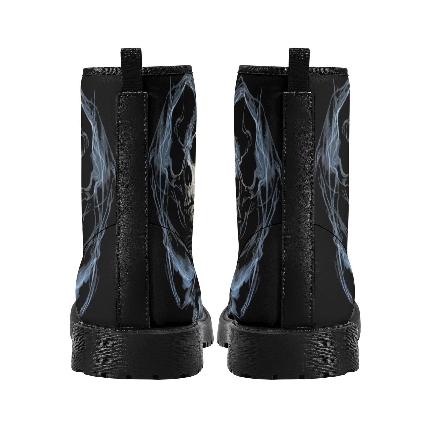 Grim reaper winter boots, christmas skull waterproof shoes, death skull unisex boots, christmas skull ankle Boots, horror men women shoes