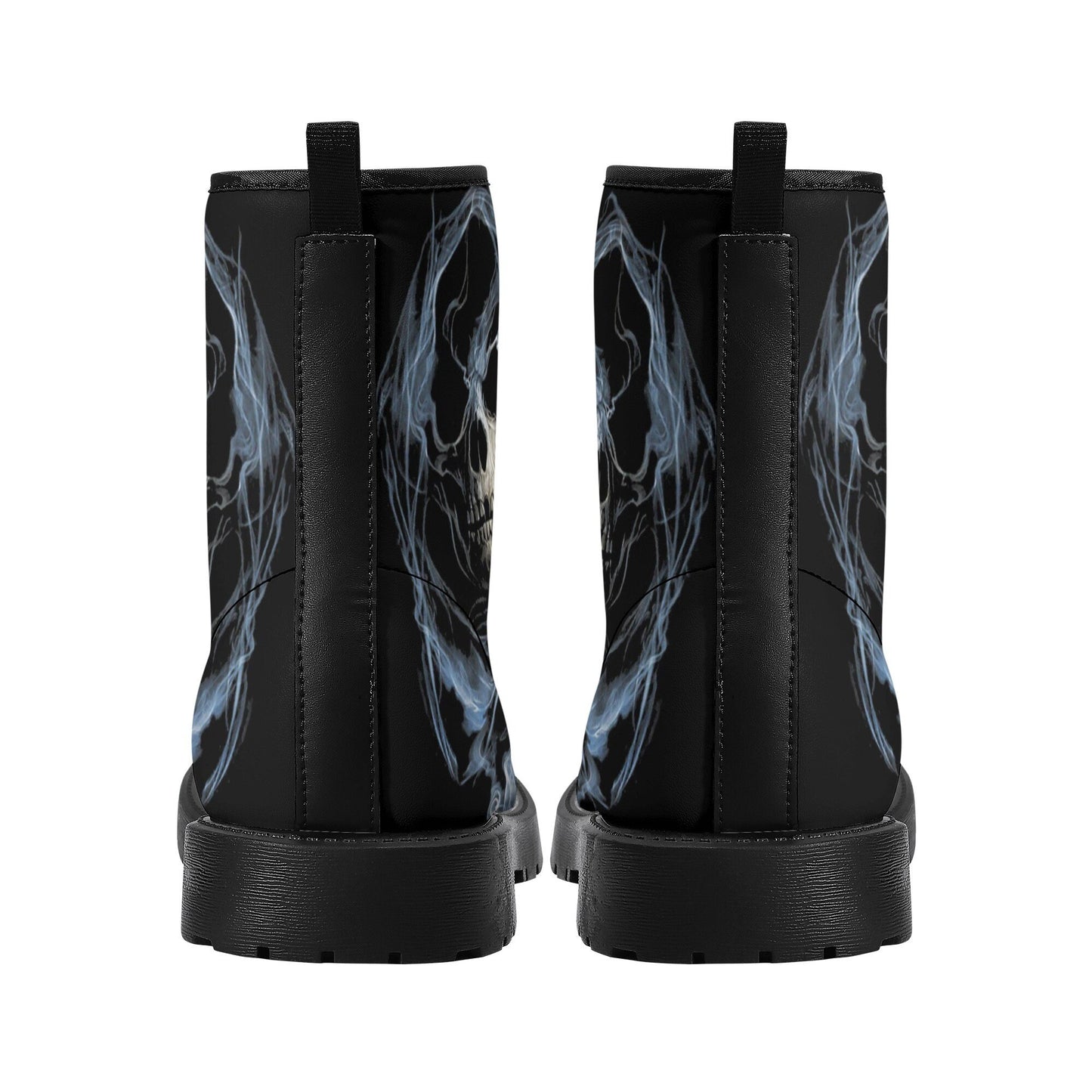 Grim reaper winter boots, christmas skull waterproof shoes, death skull unisex boots, christmas skull ankle Boots, horror men women shoes