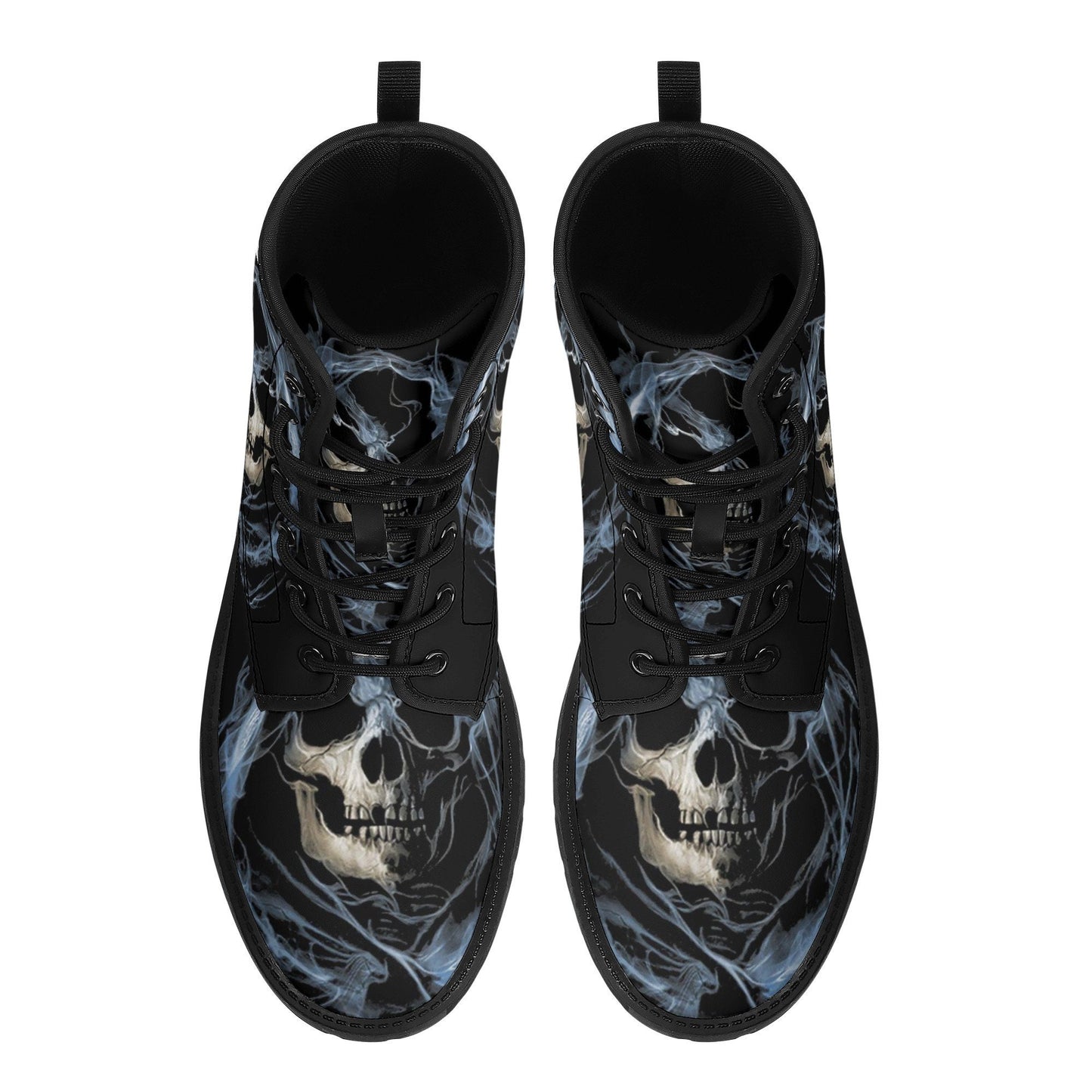 Grim reaper winter boots, christmas skull waterproof shoes, death skull unisex boots, christmas skull ankle Boots, horror men women shoes