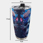 Flower skull tumbler cup mug, flower skull tumbler cup mug, flaming skull tumblr, flower skull mug, floral skull tumblr, flame skull mug cup