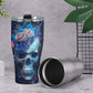 Flower skull tumbler cup mug, flower skull tumbler cup mug, flaming skull tumblr, flower skull mug, floral skull tumblr, flame skull mug cup