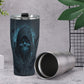 Grim reaper skull mug, punisher skull coffee mug, death skull tumblr, skeleton mug, skull freezer Mug, biker skull tumbler cup mug tumblers