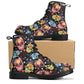 Mexico boots, floral skull unisex boots, cinco de mayo skull men women boots, floral sugar skull men women shoes, floral sugar skull boots
