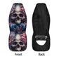 Floral skull car seat , candy skull car rug, floral skull mat for vehicles, mexico seat cover protector, calaveras skull car seat cover mats