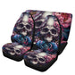 Floral skull car seat , candy skull car rug, floral skull mat for vehicles, mexico seat cover protector, calaveras skull car seat cover mats