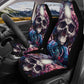 Floral skull car seat , candy skull car rug, floral skull mat for vehicles, mexico seat cover protector, calaveras skull car seat cover mats