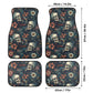 Gothic rose skull car seat protector cover, evil floor mat for car, flame skull car seat protector cover grim reaper car seat protector mats