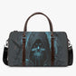 Reaper skull Overnight Bag, skull in fire Vacation Holidays Travel Bag, goth monogrammed bag, halloween Carry on Weekender Overnight Bags