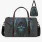 Reaper skull Overnight Bag, skull in fire Vacation Holidays Travel Bag, goth monogrammed bag, halloween Carry on Weekender Overnight Bags