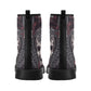 Grim reaper men women shoes, grim reaper fashion leather boots, gothic skull fashion leather boots, skeleton winter boots, grim reaper boots
