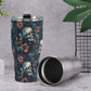 Death skull jumbo Mug, halloween tumbler, horror freezer Mug, skull coffee mug, death skull mug floral skull beer mug rose skull freezer cup