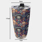 Sugar skull girl jumbo Mug, candy skull beer mug, calaveras skull freezer Mug, floral sugar skull cup, dia de los muertos skull tumblr mug