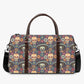 Floral skull travel bag, cinco de mayo skull handbag, day of the dead handbag, floral sugar skull large travel bag, sugar skull Vacation bag