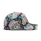 Sugar skull cap, day of the dead hat, candy skull baseball cap, sugar skull baseball cap hat, floral candy skull cap, dia de los muertos hat