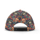 Day of the dead cap hat, calaveras skull baseball hat, candy skull hat for women, floral sugar skull cap for women, sugar skull baseball cap