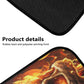Flaming skull mat for vehicles, floral skull seat cover for truck, skeleton car mat, floral skull car mat flooring, floral skull mat for veh