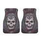 Halloween seat cover for truck, halloween seat cover for truck, flaming skull slip-on seat covers, horror seat cover for car, halloween car
