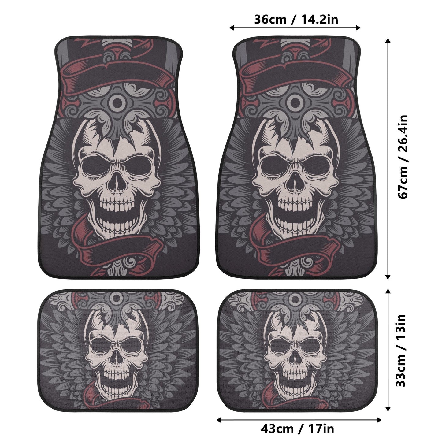 Halloween seat cover for truck, halloween seat cover for truck, flaming skull slip-on seat covers, horror seat cover for car, halloween car