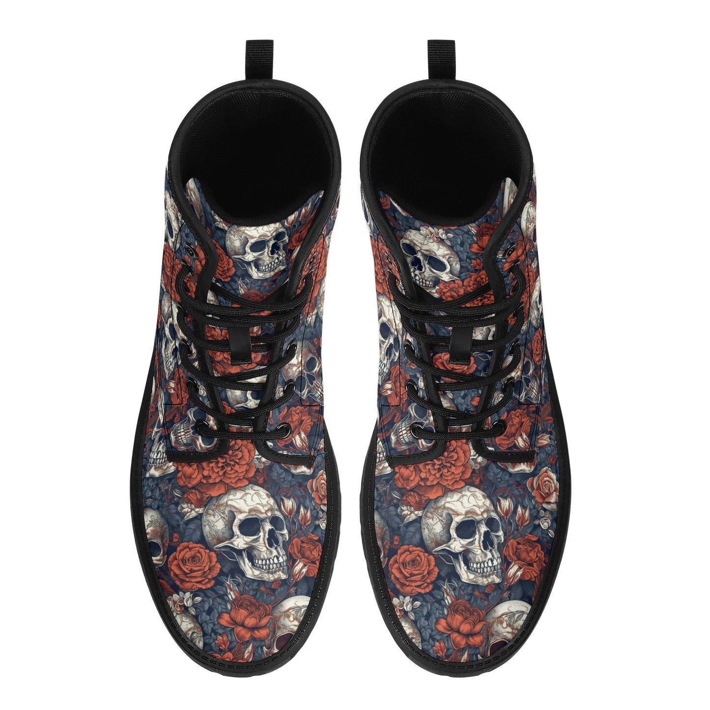 Skull combat boots, death with scythes boots for men women, halloween waterproof boot, reaper skull men women shoes, grim reaper unisex shoe