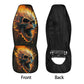 Skull slip-on seat covers, hooded skull car protector, grim reaper car protector, grim reaper seat cover protector, flaming skull car mats