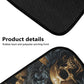 Skull with scythes car seat tool, rose skull slip-on seat covers, reaper skull car floor mat, death skull rug for car, skeleton car mat sets